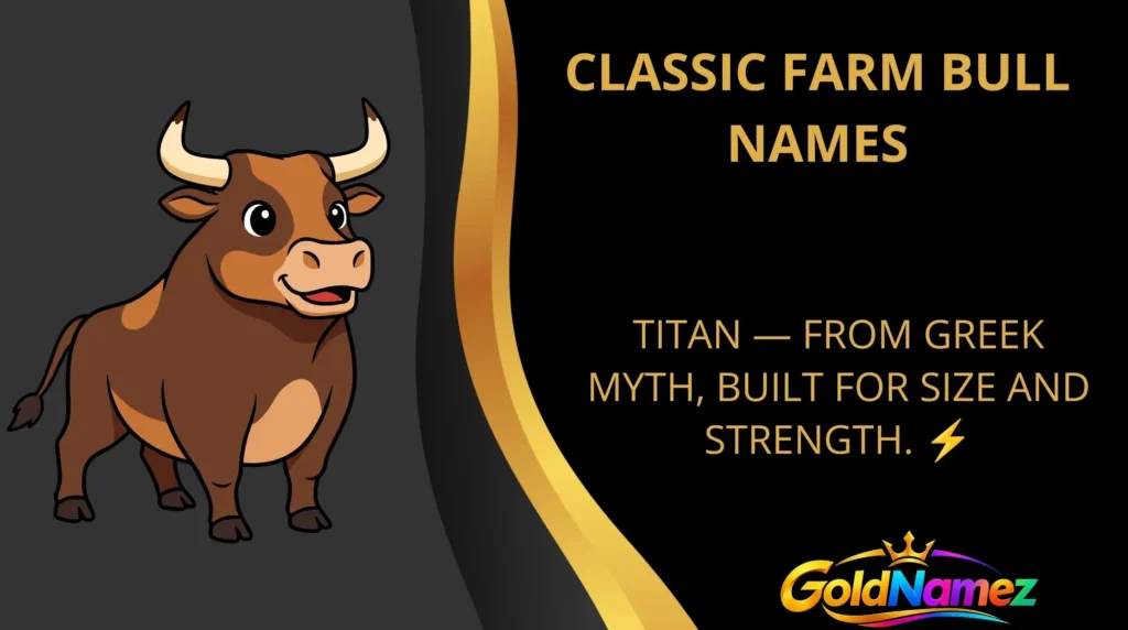 Classic Farm Bull Names