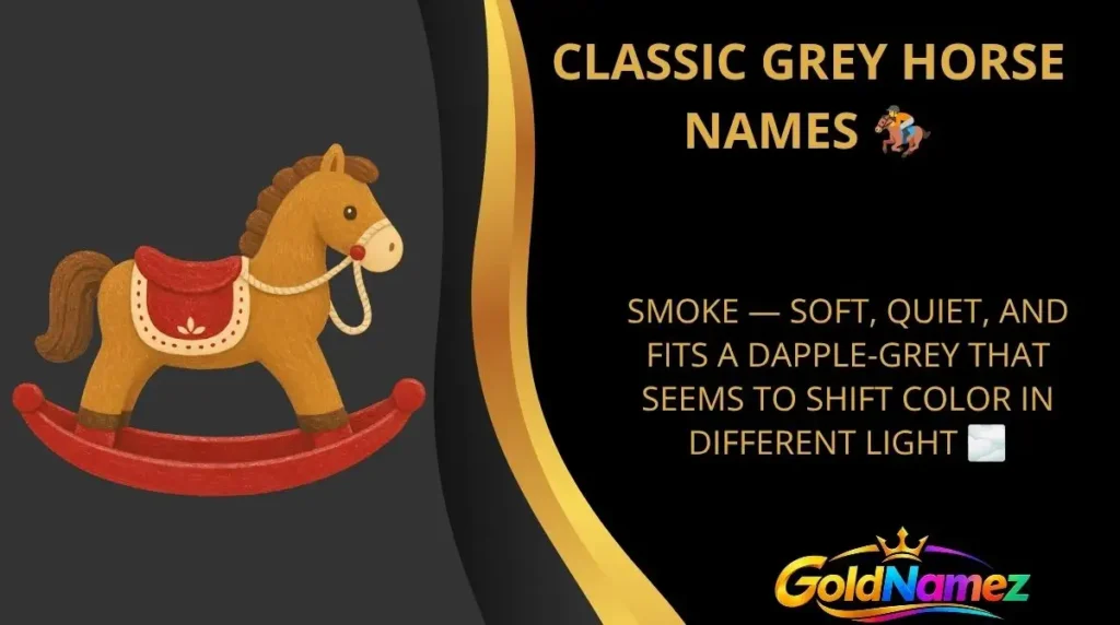 Classic Grey Horse Names