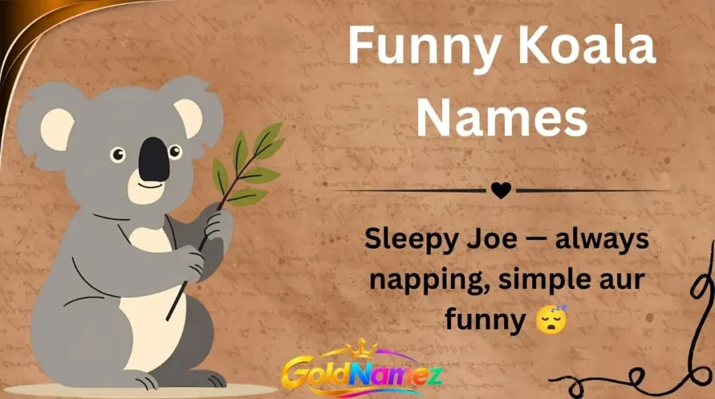 Funny Koala Names