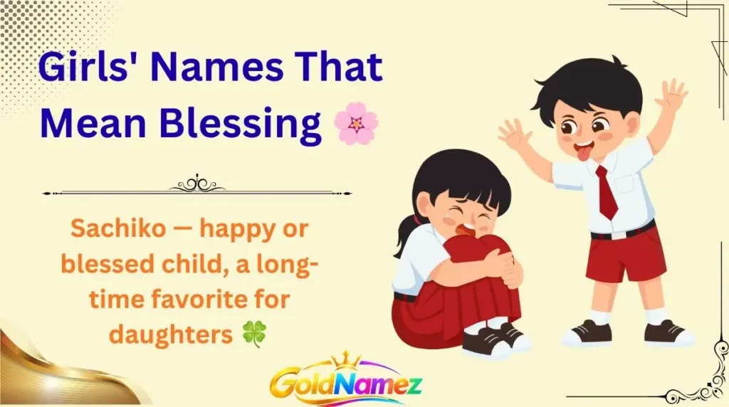 Girls' Names That Mean Blessing