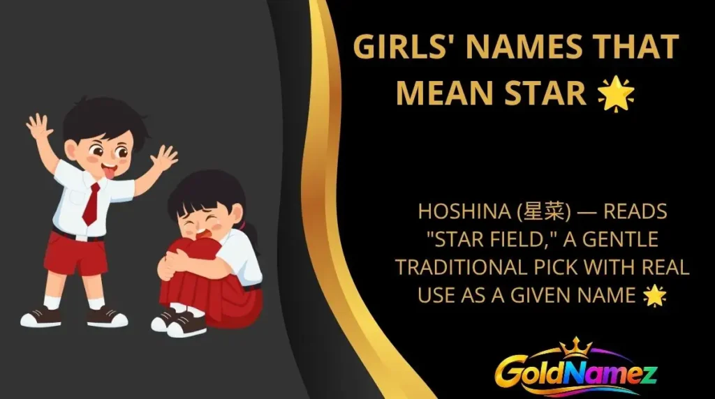 Girls' Names That Mean Star