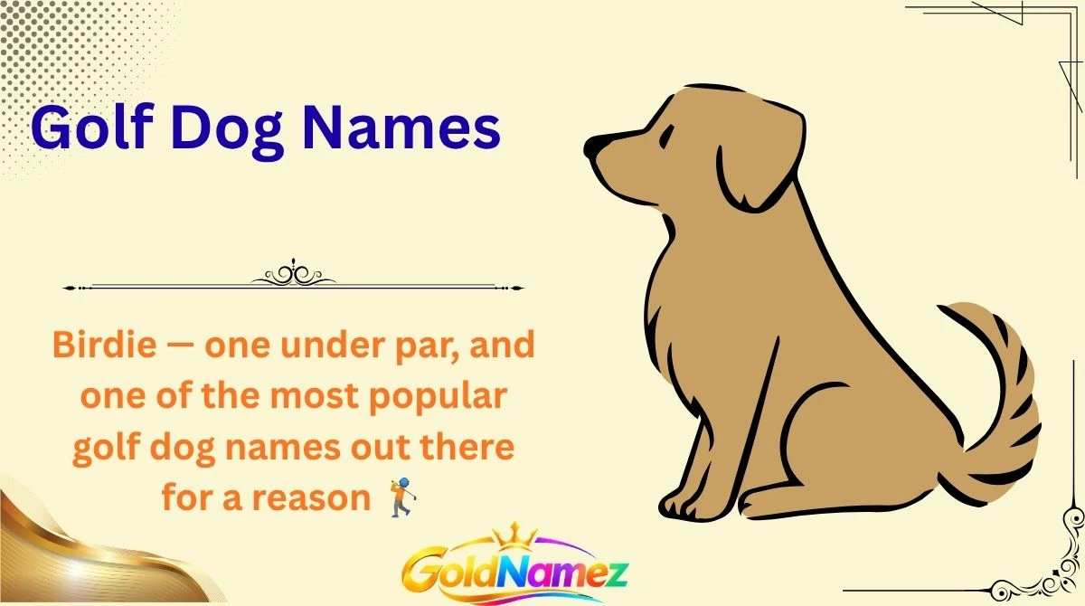 Golf Dog Names