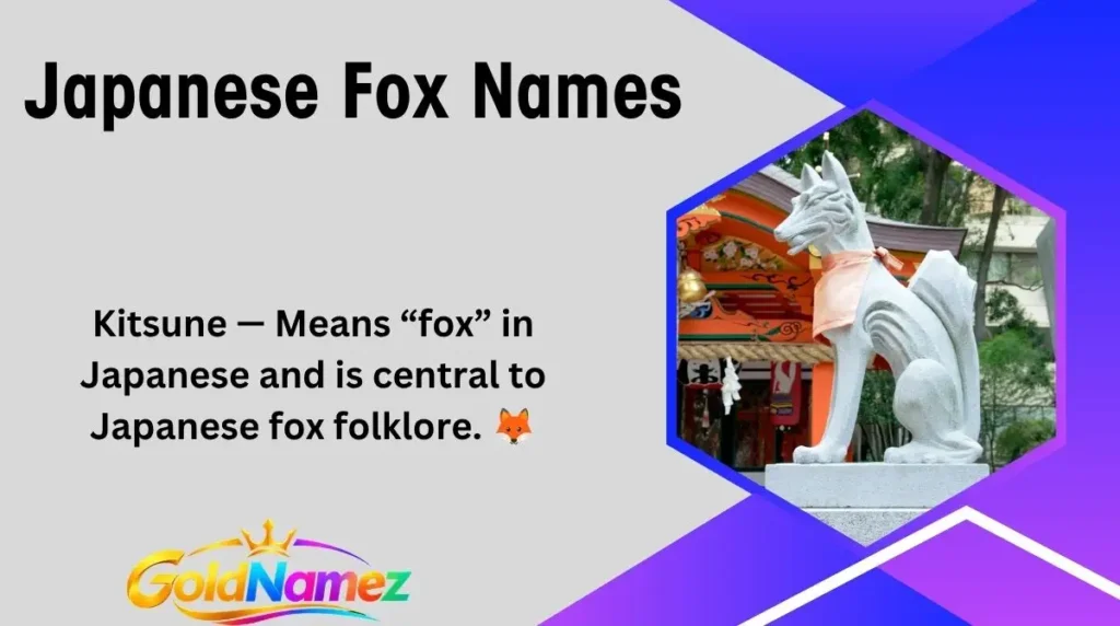 Japanese Fox Names