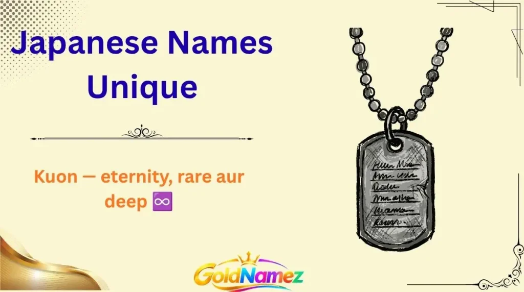 Japanese Names Unique