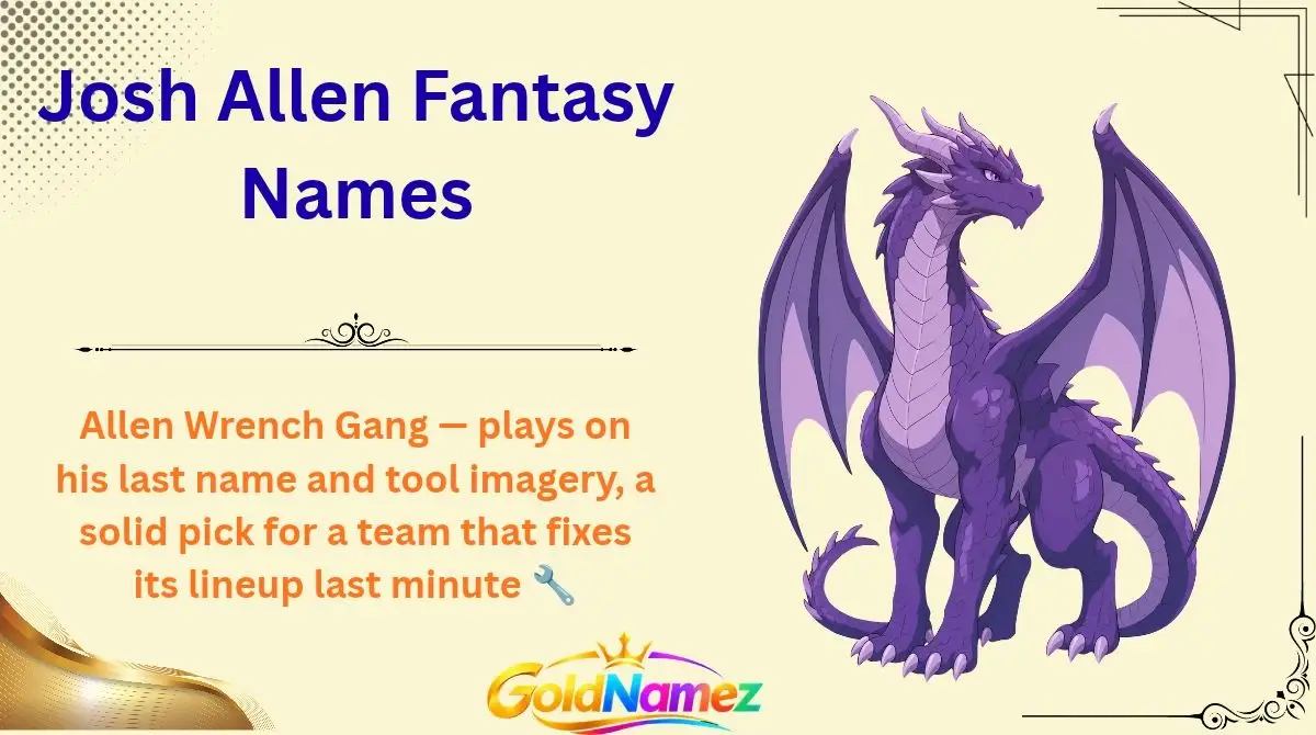 Josh Allen Fantasy Names