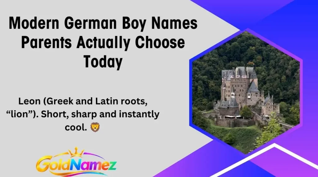 Modern German Boy Names Parents Actually Choose Today