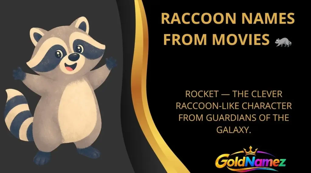 Raccoon Names from Movies