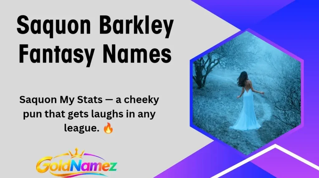 Saquon Barkley Fantasy Names